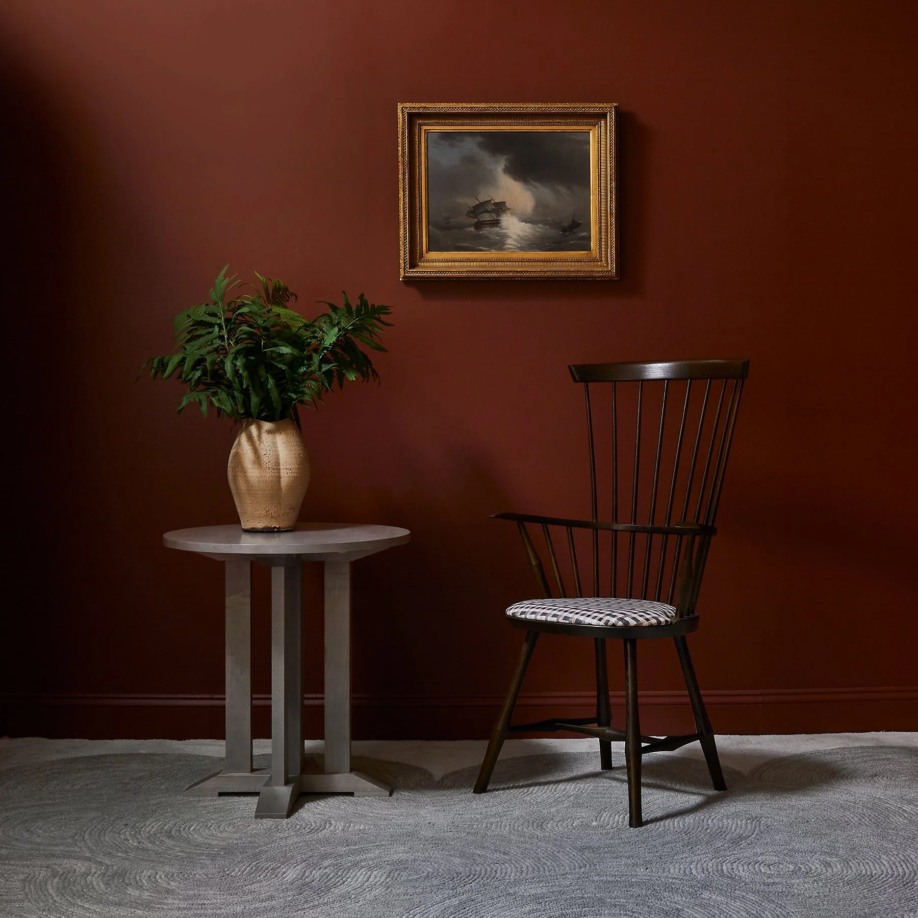 Upholstered Wayland High-Back Armchair | O&G Studio